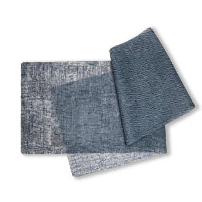 Table-Runner : Linen - Denim Blue