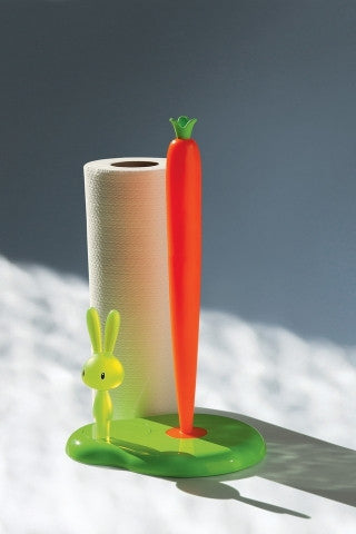 Alessi "Bunny & Carrot" 13.5 Inch Paper Towel Holder