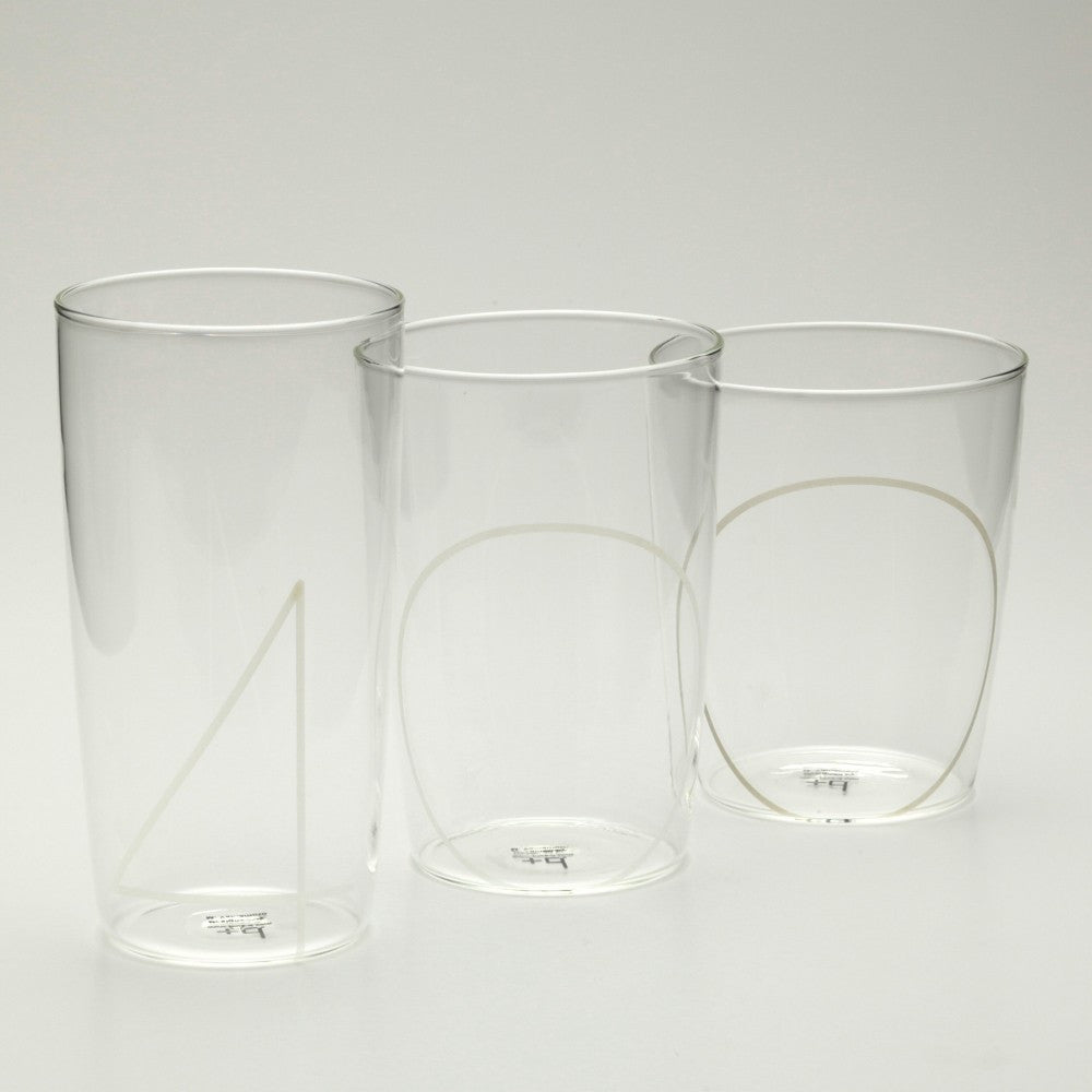 Plus D 3pc Glass Set