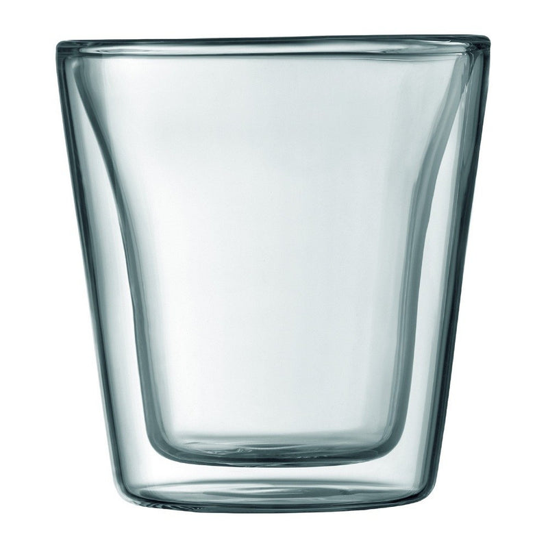 Bodum Pavina Glass, Double-Wall Insulated Glasses, Clear, 8 Ounces Each  (Set of 2)