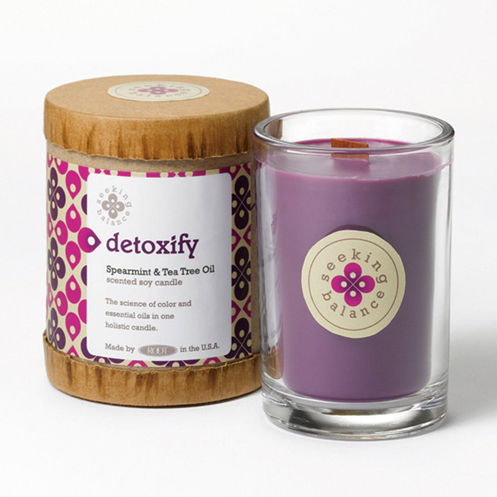 Root Seeking Balance 6.5 Oz Candle - Detoxify Spearmint & Tea Tree Oil