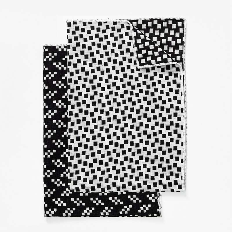 Areaware Bitmap Textiles Tea Towels - Bits and Static (Set of 2)