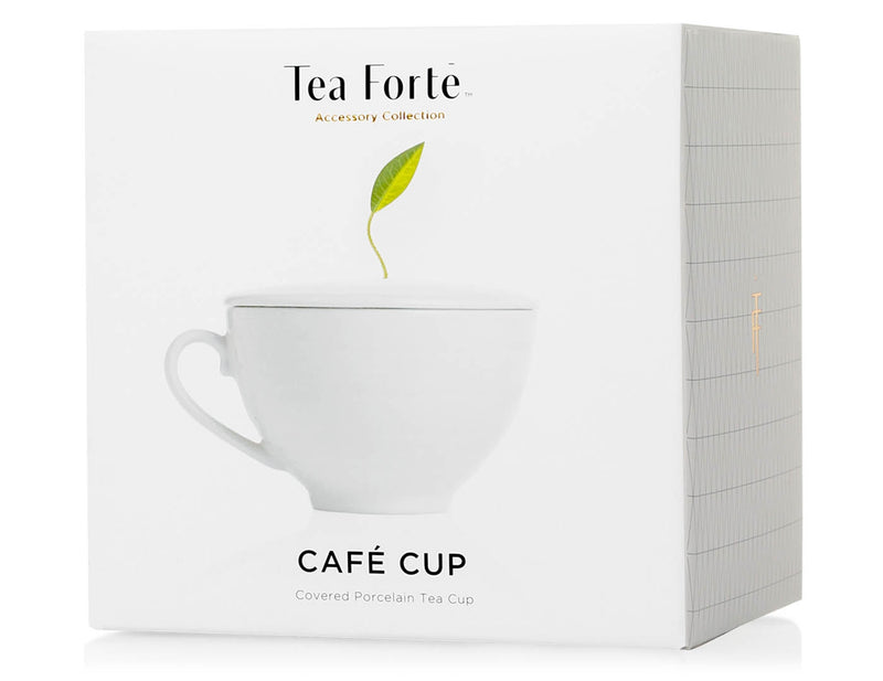 Tea Forte Café Cup- Bone White