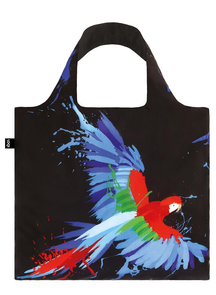 LOQI ANIMA Parrot & Butterfly Bag