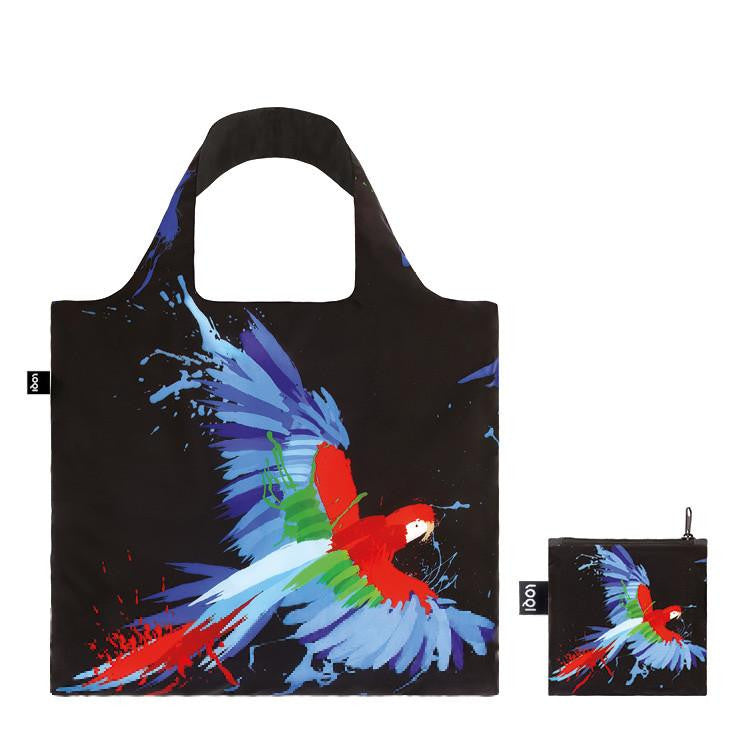 LOQI ANIMA Parrot & Butterfly Bag