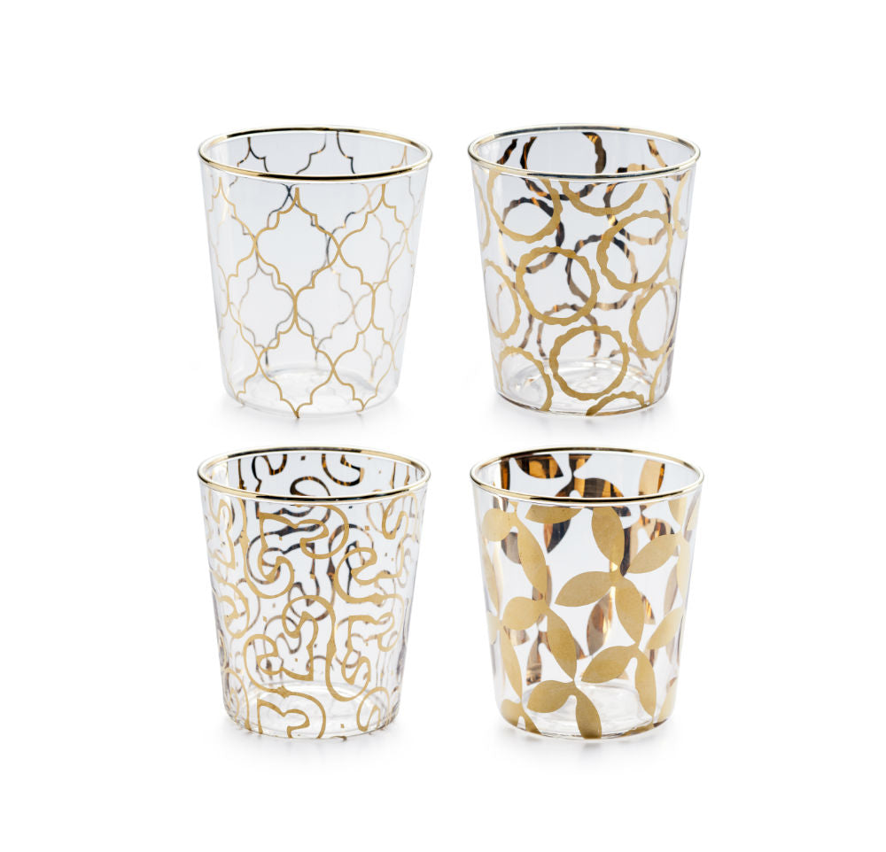 Rosanna Luxe Moderne Double Old-Fashioned Glass