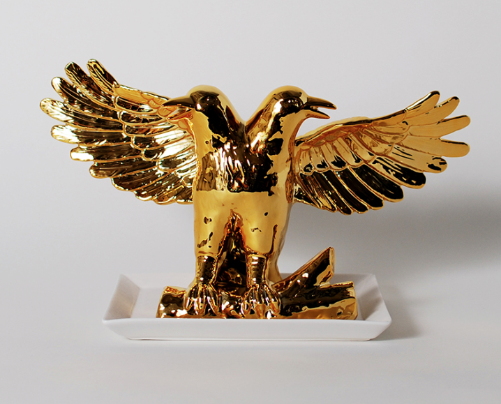 Imm Living Odin's Messengers - Two-Headed Raven Jewelry Holder