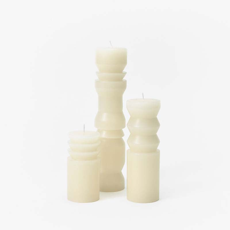 Areaware Totem Candles - White