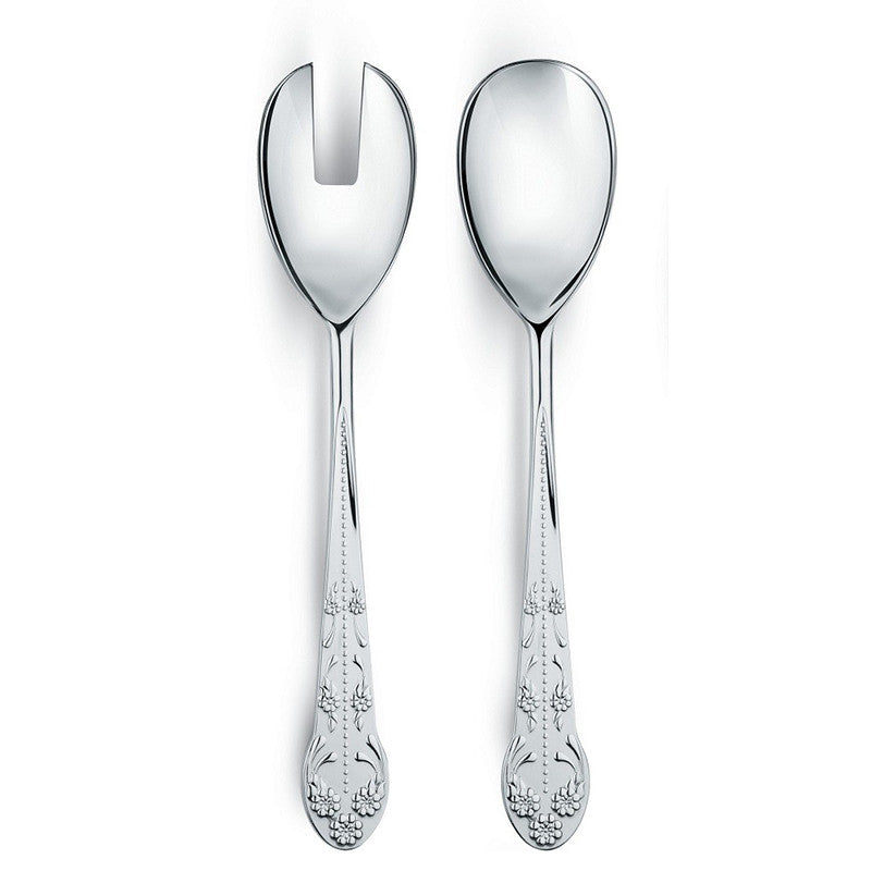 Alessi "Asta Barocca" Salad Set