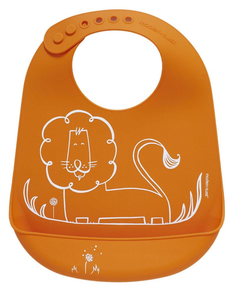 Modern-Twist Dandy Lion Bucket-bib