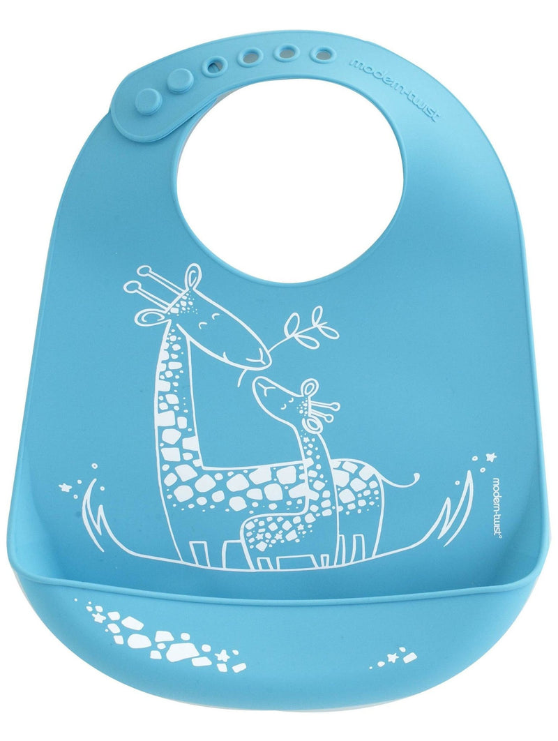 Modern-Twist Giraffe Giggles Bucket-bib