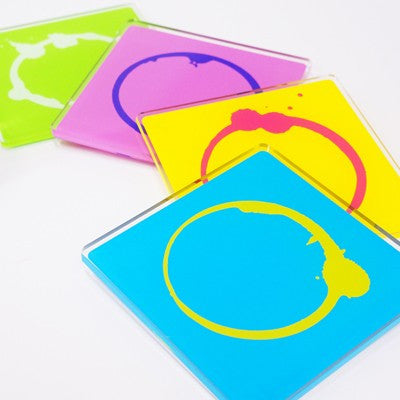 MollaSpace Stained Coasters (Set of 4)