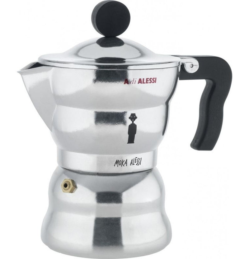 Alessi "Moka Alessi" Espresso Coffee Maker -Cups 6