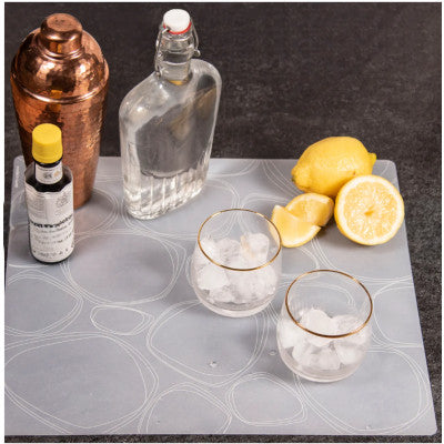 Placemat : Pebbles - White