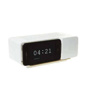 Areaware Alarm Dock, White