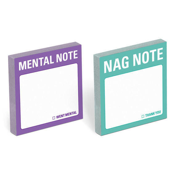 Knock Knock Nag Note / Mental Note Mini Sticky Notes