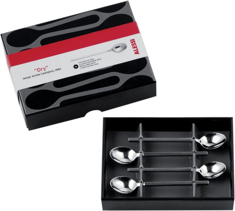 Alessi "Dry" Mocha Coffee Spoons Set