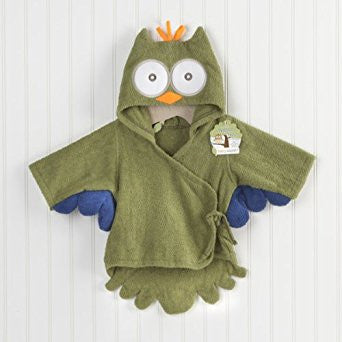 Baby Aspen "My Little Night Owl" Hooded Terry Spa Robe