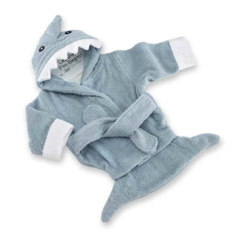 Baby Aspen "Let the Fin Begin" Terry Shark Robe