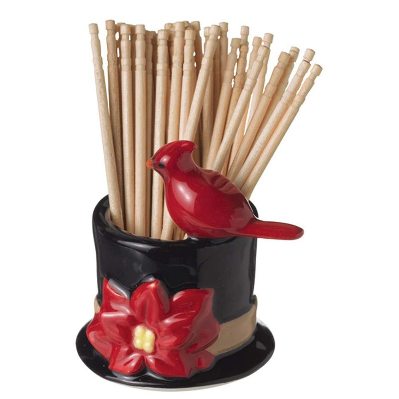 Grasslands Road Christmas Song Snowman Salt and Pepper Shaker and Toothpick Holder