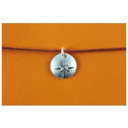 Lucky Feather Pretty Moon Necklace Silver - Birthday