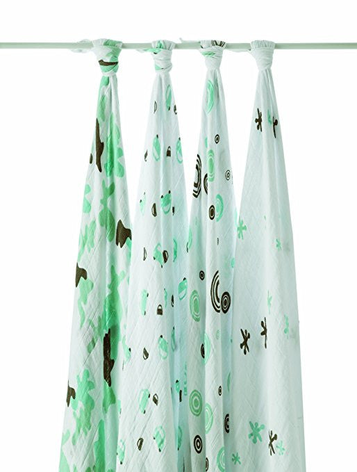 Aden + Anais Classic Swaddle Blankets 4-Pack - Little Man