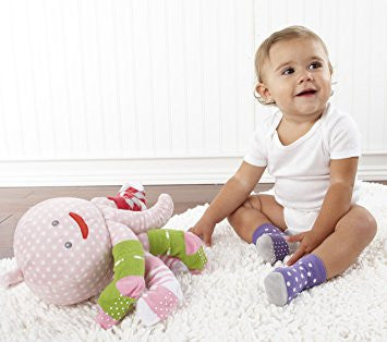 Baby Aspen "Mr. / Mrs. Sock T. Pus" Plush Octopus with 4 Pairs of Socks