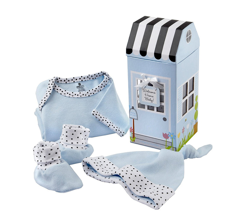 Baby Aspen "Welcome Home Baby!" 3-Piece Layette Set in Keepsake Gift Box