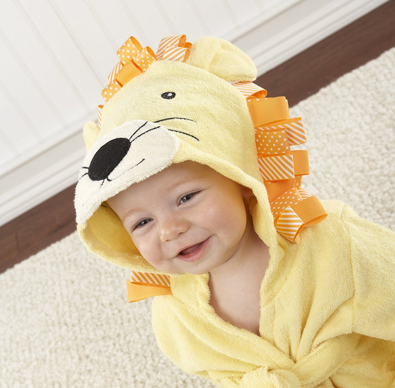 Baby Aspen "Big Top Bath Time" Lion Hooded Spa Robe