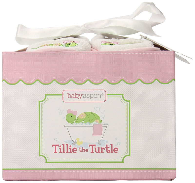 Baby Aspen "Tillie the Turtle" Four-Piece Bathtime Gift Set