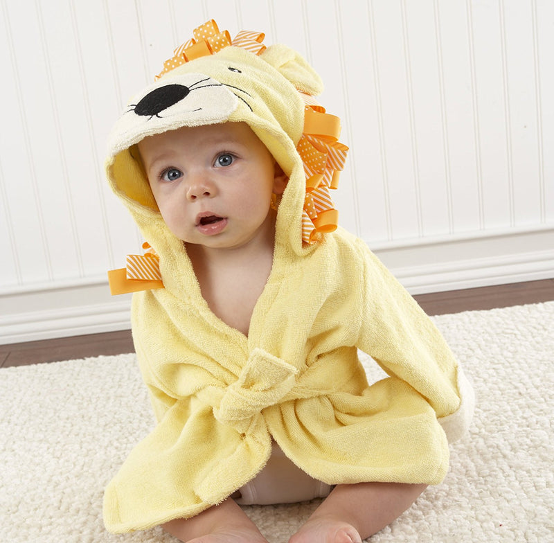 Baby Aspen "Big Top Bath Time" Lion Hooded Spa Robe