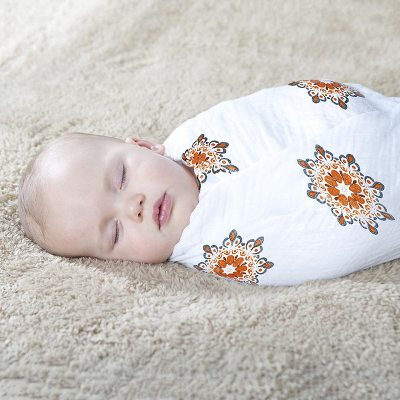 Aden + Anais Silky Soft Muslin Swaddle Blankets 3-Pack - Mela