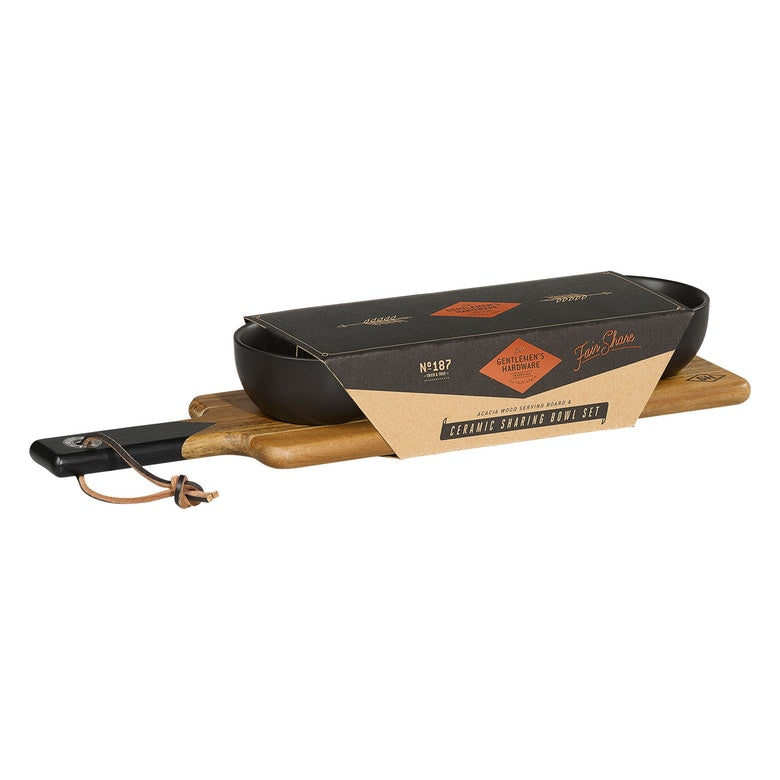 Wild & Wolf Sharing Bowls & Serving Board Set