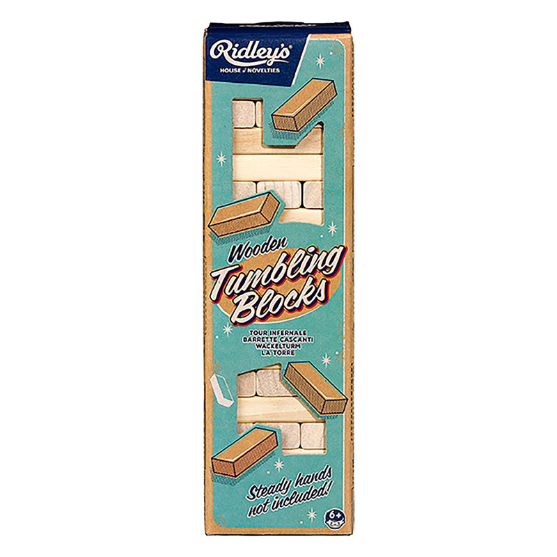 Wild & Wolf Tumbling 54 Wooden Blocks