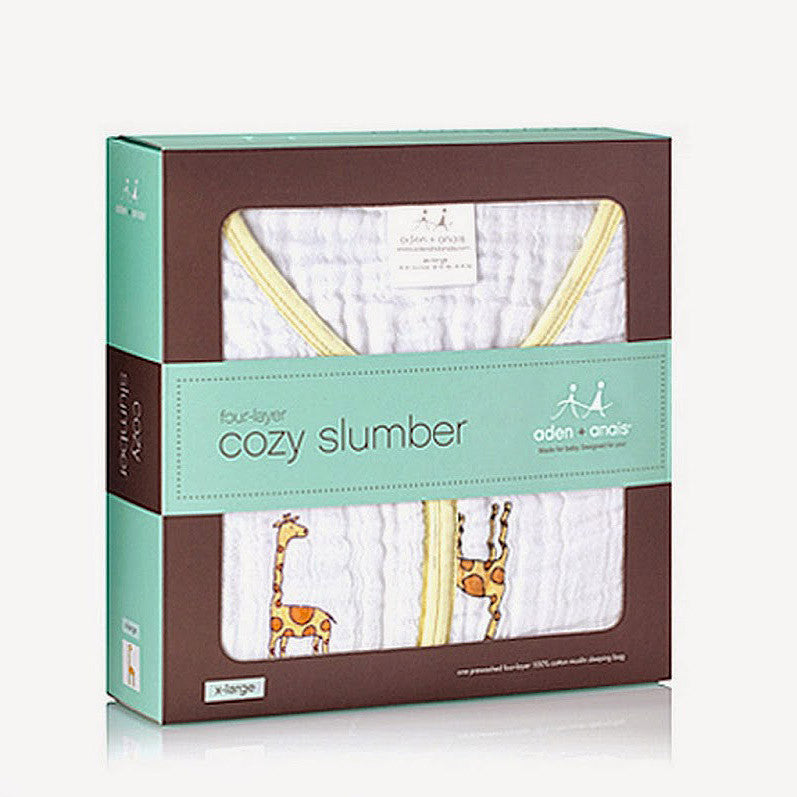 Aden + Anais Cozy Muslin Sleeping Bag - Jungle Jam, Giraffe