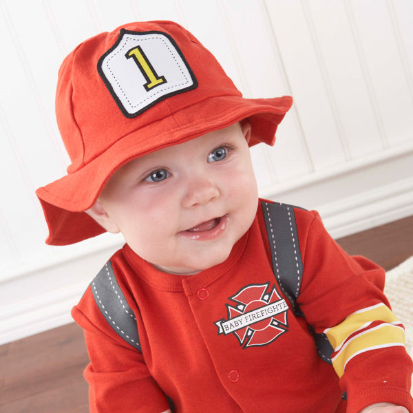 Baby Aspen "Big Dreamzzz" Baby Firefighter 2-Piece Layette Set