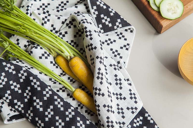 Areaware Bitmap Textiles Tea Towels - Bits and Static (Set of 2)