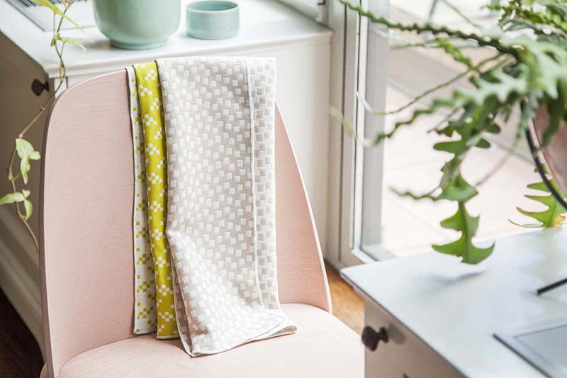 Areaware Bitmap Textiles Tea Towels - Bits and Static (Set of 2)