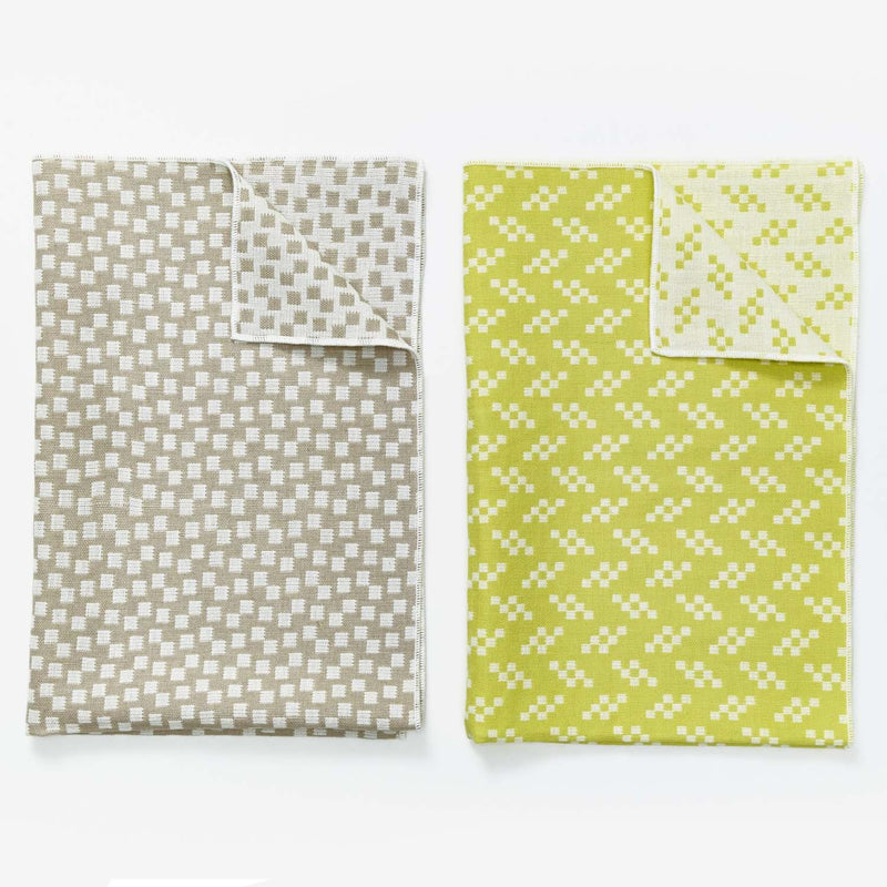 Areaware Bitmap Textiles Tea Towels - Bits and Static (Set of 2)