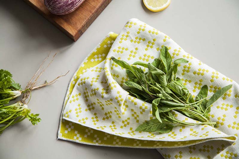 Areaware Bitmap Textiles Tea Towels - Bits and Static (Set of 2)