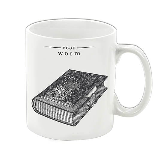 Gift Republic Victoriana - Book Worm Mug