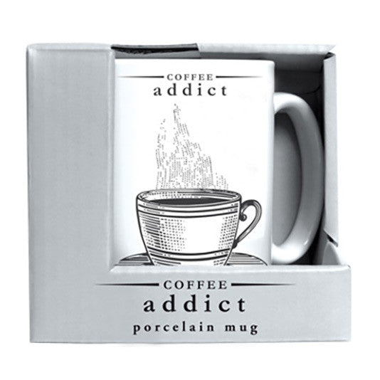 Gift Republic Coffee Addict Porcelain Mug
