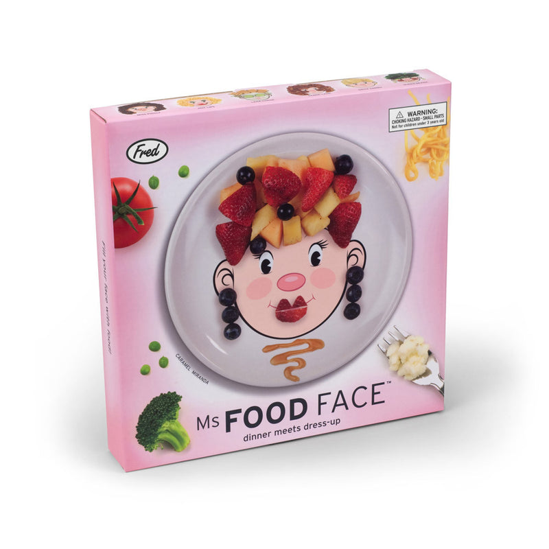 Fred & Friends Ms Food Face Dinner Plate