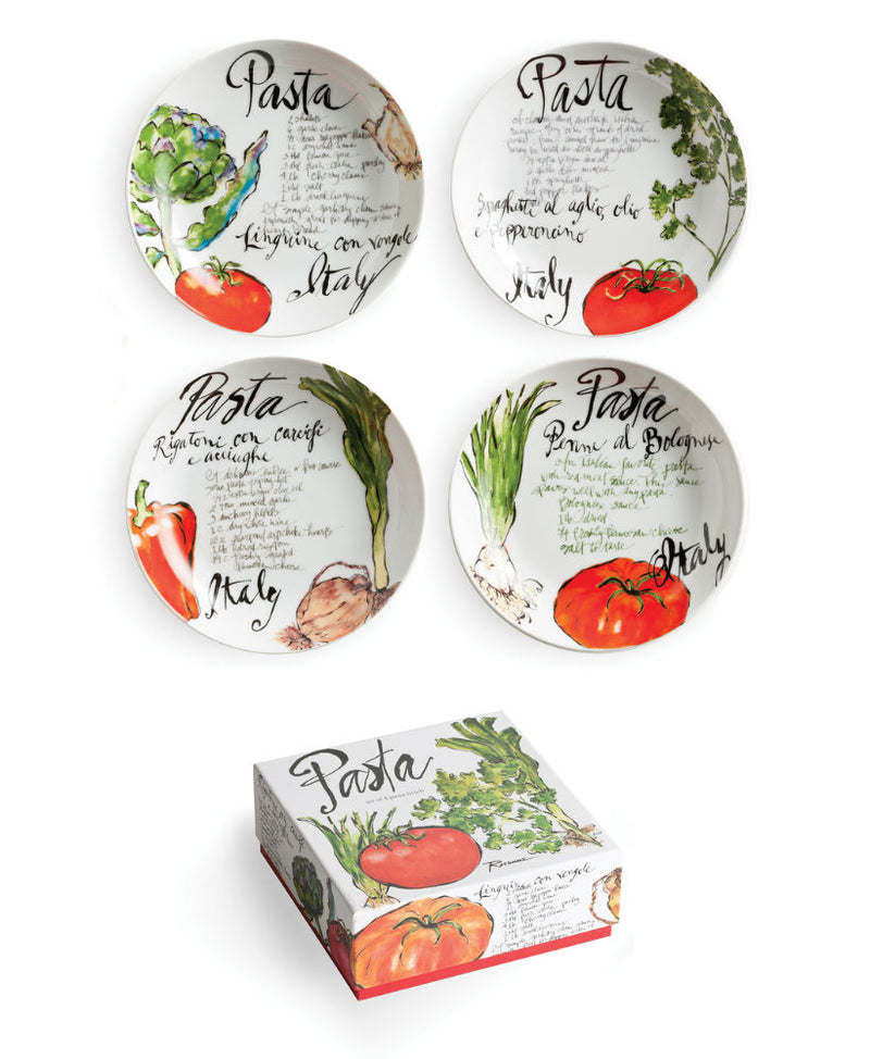Rosanna Pasta Italiana Pasta Bowls Set of 4