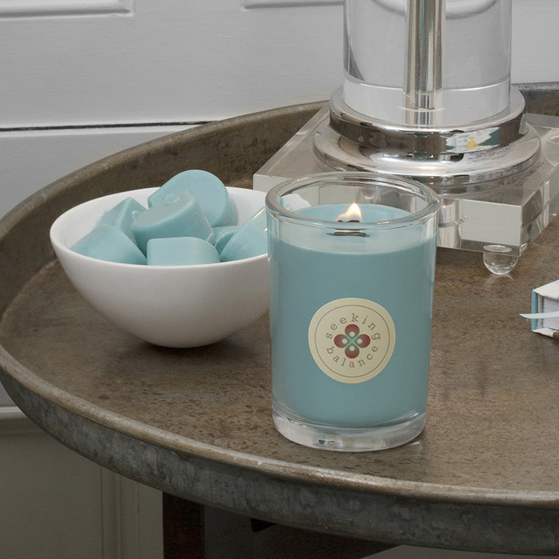 Root Seeking Balance 6.5 Oz Candle - Awaken Basil & Lime