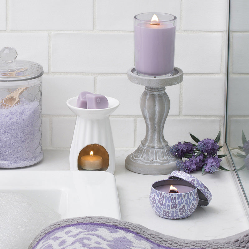 Root Seeking Balance 6.5 Oz Candle - Relax Geranium Lavender