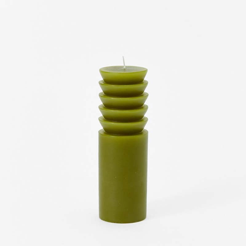 Areaware Totem Candles - Moss