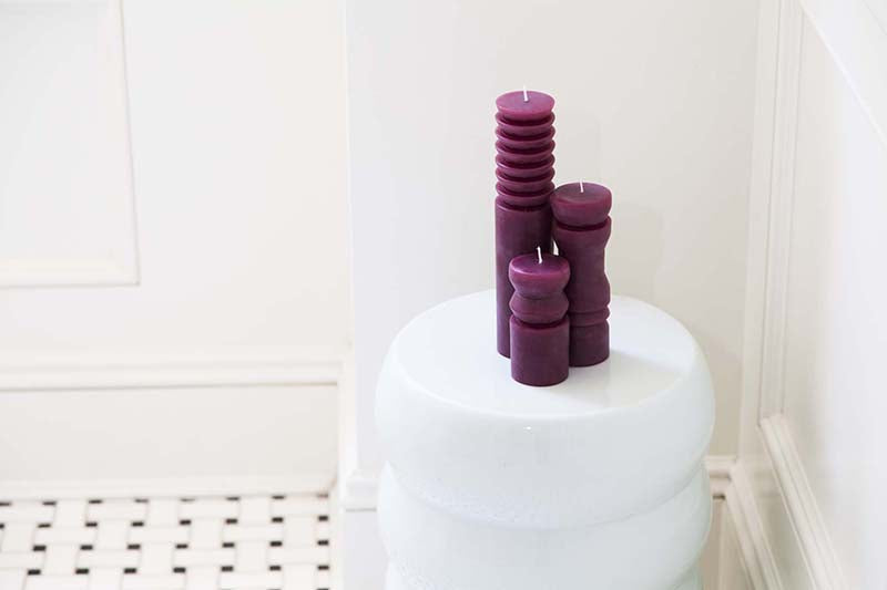 Areaware Totem Candles - Plum