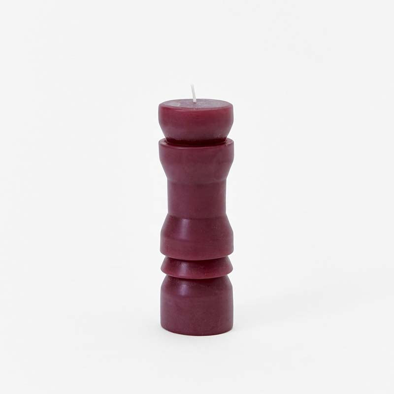 Areaware Totem Candles - Plum