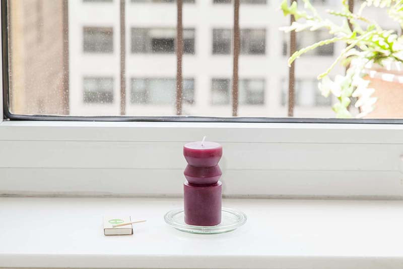 Areaware Totem Candles - Plum